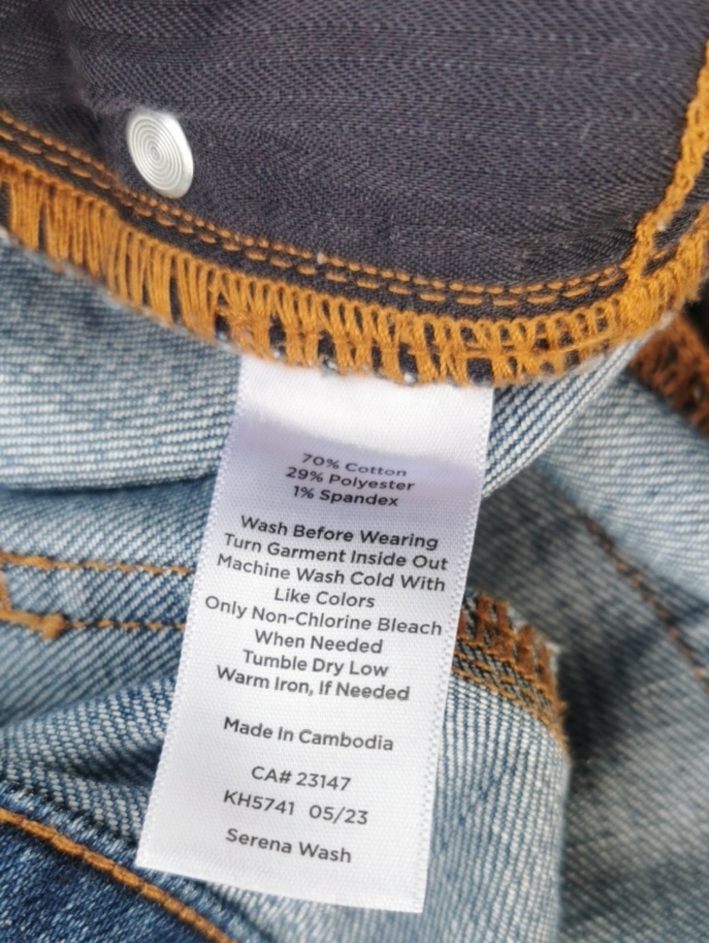 Talbots Women's Blue Barely Boot Medium Wash Straight-Leg Jeans. Size 8 - Picture 7 of 8